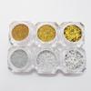 02mm/0.4mm/0.6mm / Nail Art Staub Laser Puder Pailletten Glitzer Paillette