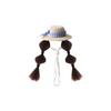 with Elastic Strap Double Braids Hat Adjustable Bird Wig Cap Creative Hamster Knitted Hat  Party