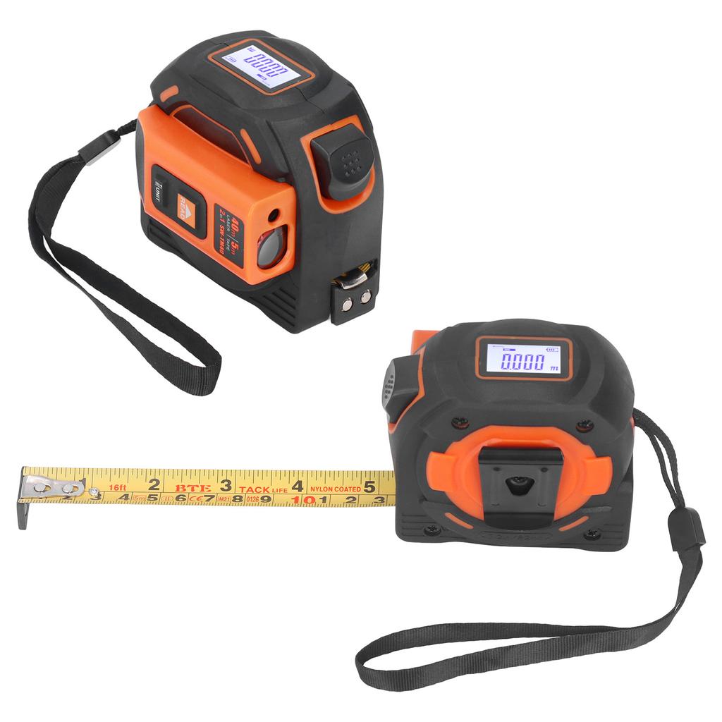 Laser Tape Measure Handheld Infrared Distance Meter Laser Ranging Measurement Tool for Building