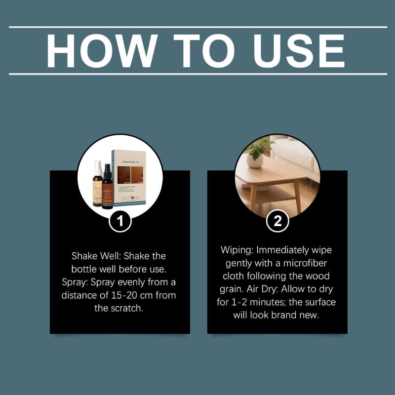 60ml Wood Floor Repair Polish For Home Use Deep Conditioning Wood Furniture Polish Floor Scratch Repair