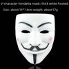 Maska filmowa V for Vendetta na Halloween: Vendetta Face, Stranger V, Taniec Uliczny, Maska Starca