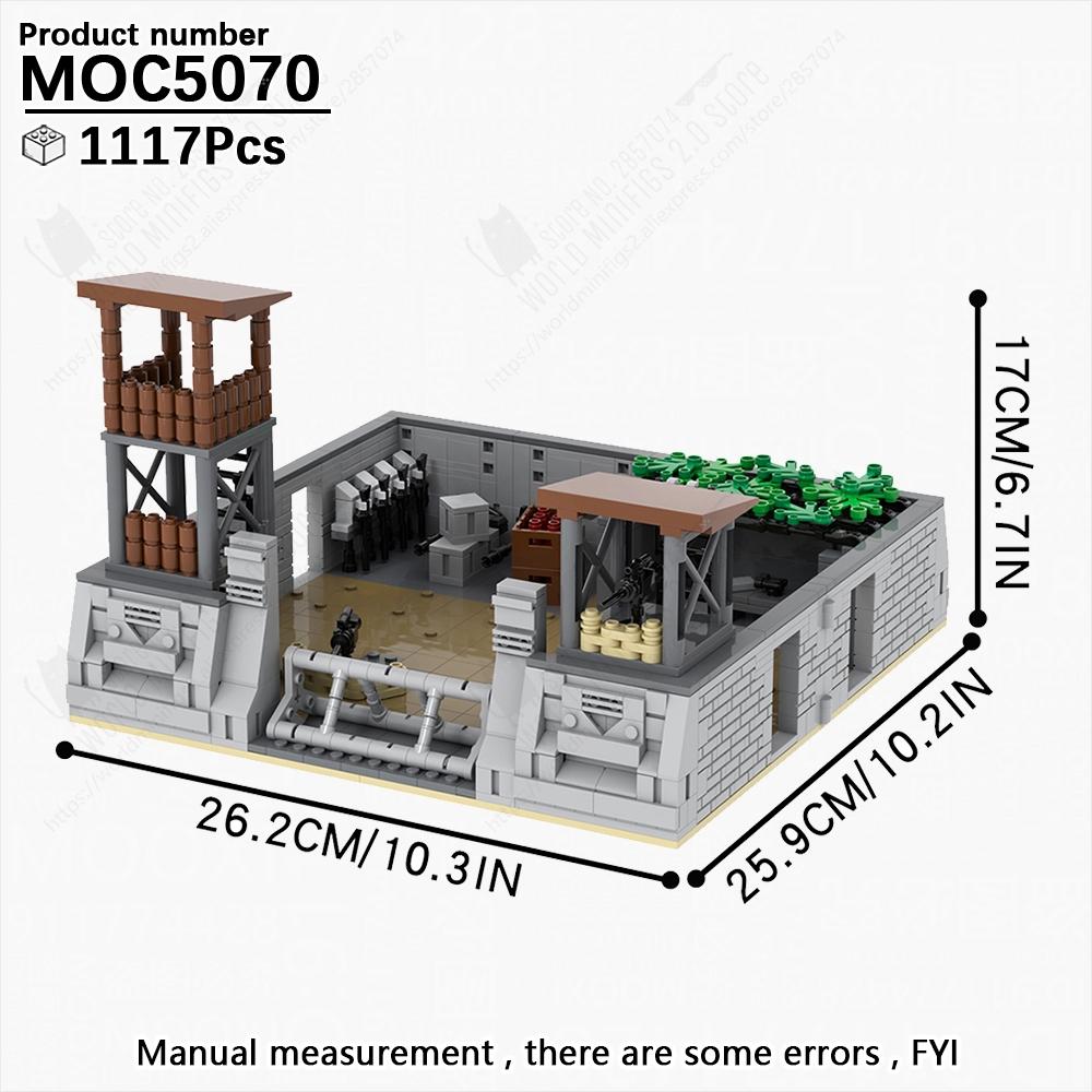 MOOXI Military Wars Simulation WW2 Battlefield Weapons Vehicle Model Set MOC Bricks DIY Building Blocks Toys Children Adult Gift