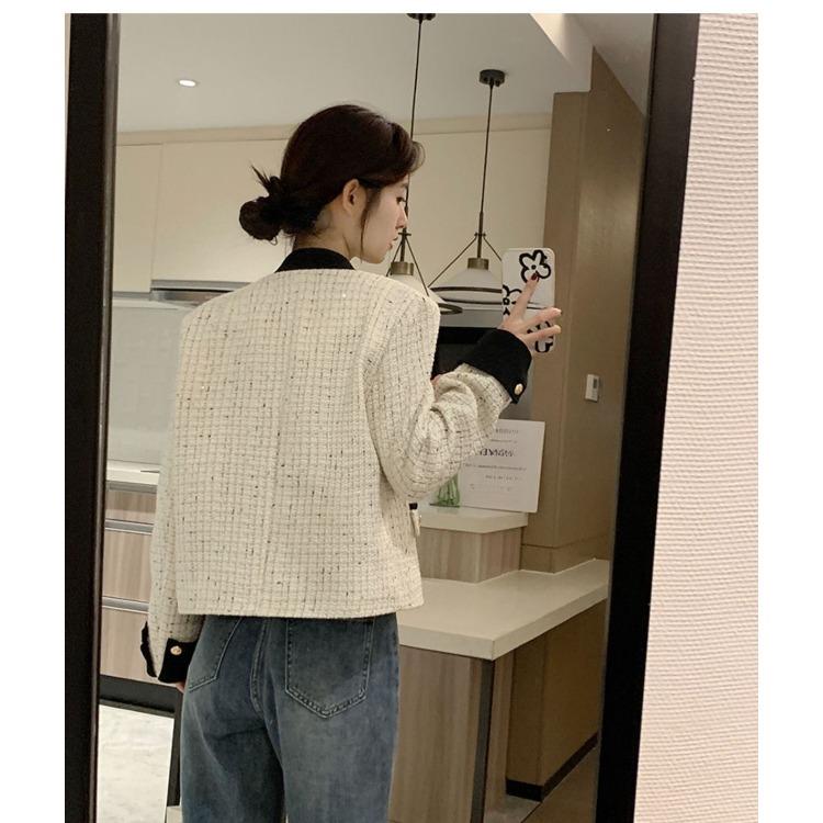 Elegant and Stylish French Style Short Jacket for Women In Spring and Autumn