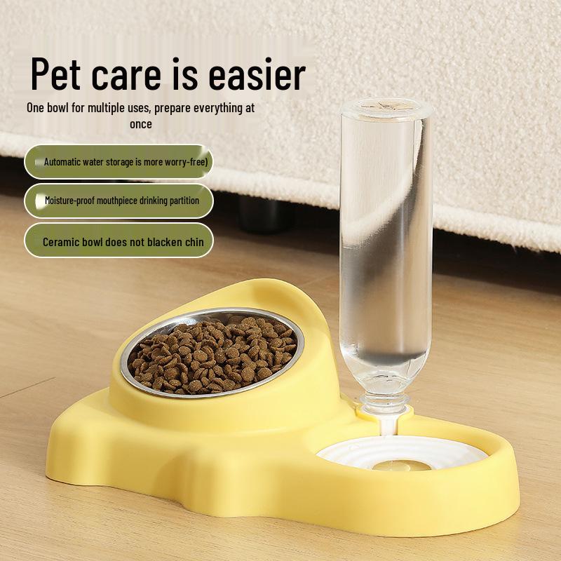 Automatic Pet Feeder & Water Dispenser Bowl for Cats & Dogs