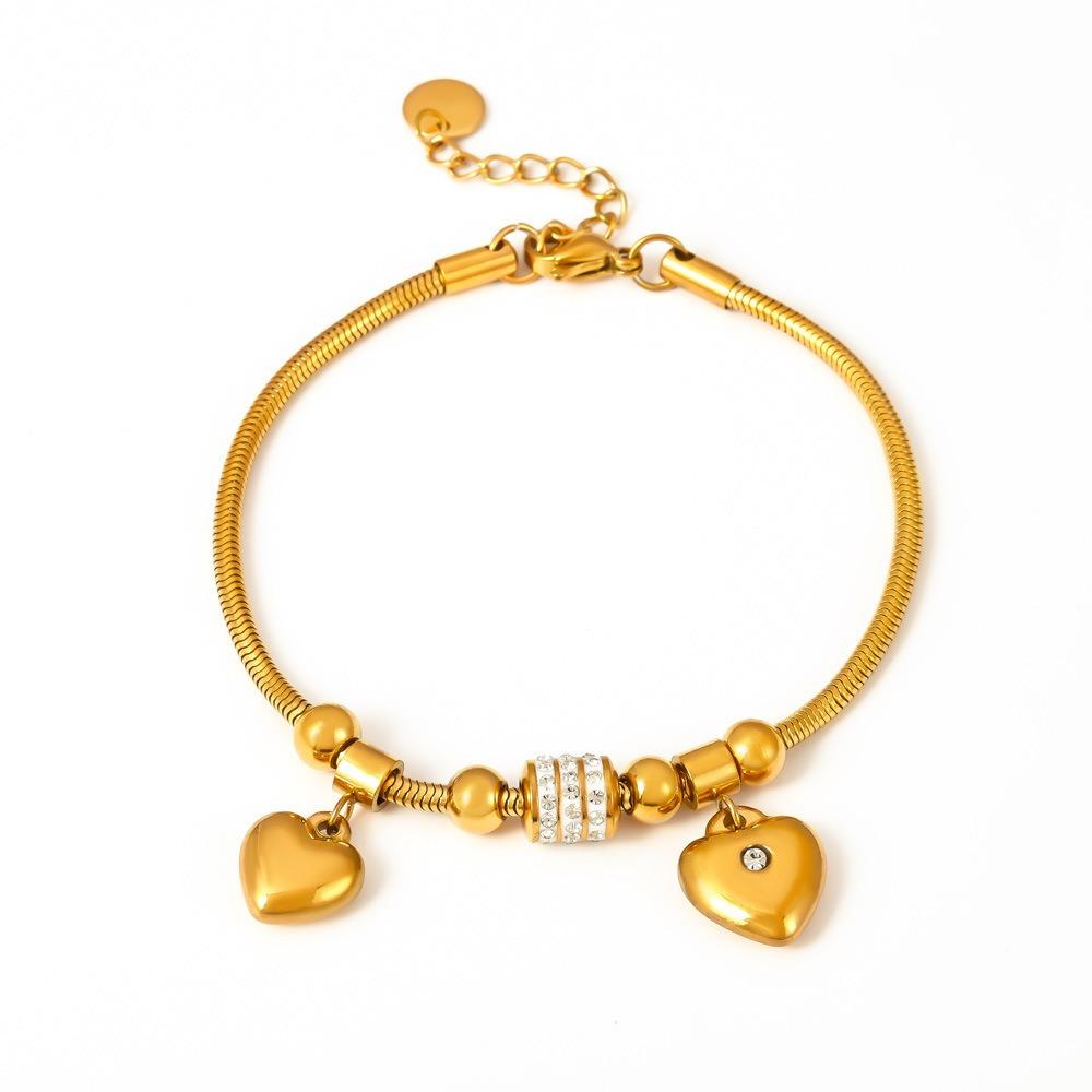 

Бусина Женское Кольцо на Руку Водонепроницаемый Браслет с Подвеской-Сердцем Уникальная Девушка