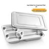 Stainless Steel Divided Lunch Tray
