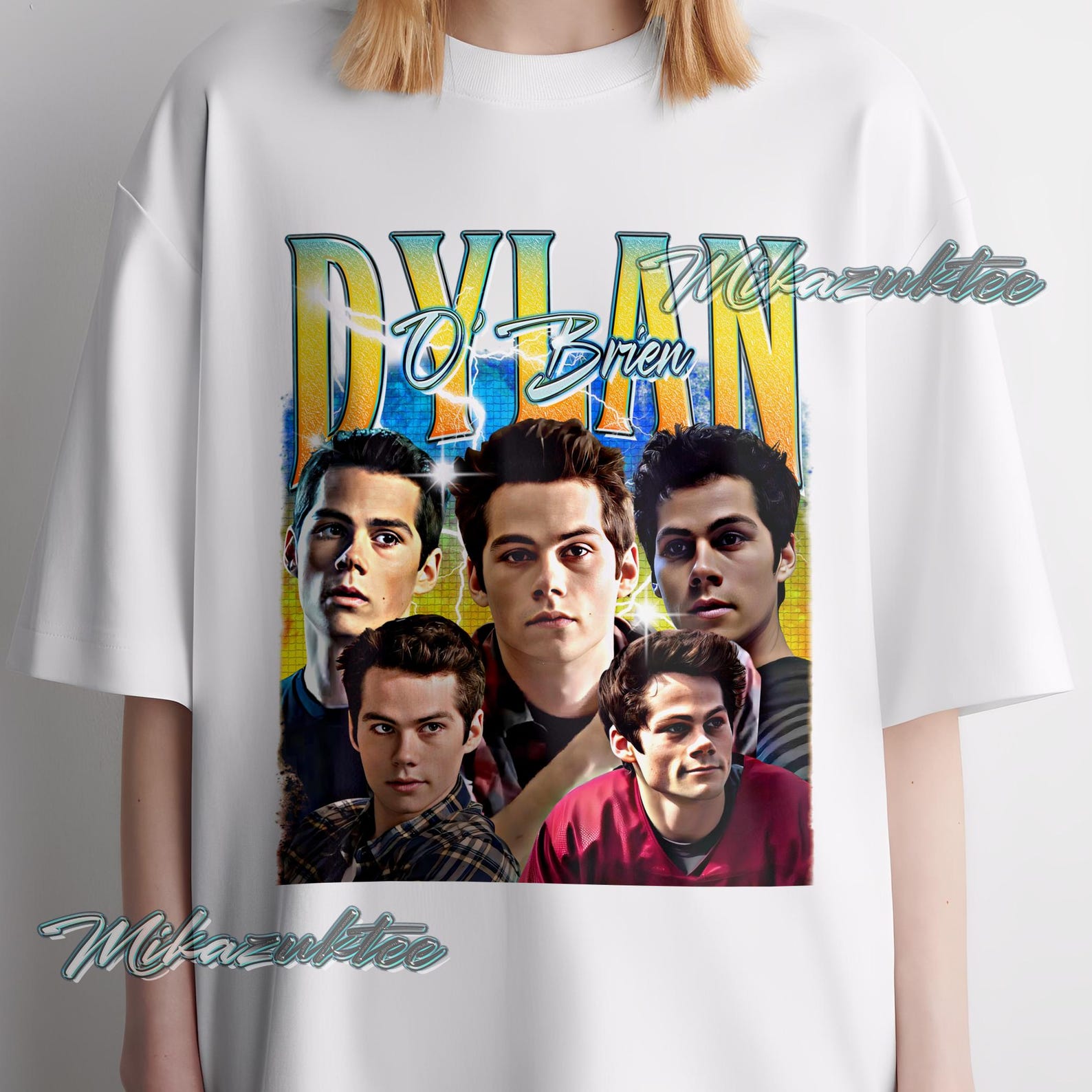 dylan o brien shirt, Vintage style Print Graphic Textured text Design shirt, obrien Tshirt 2XL