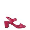 Cayla 55 Leather Sandals Red