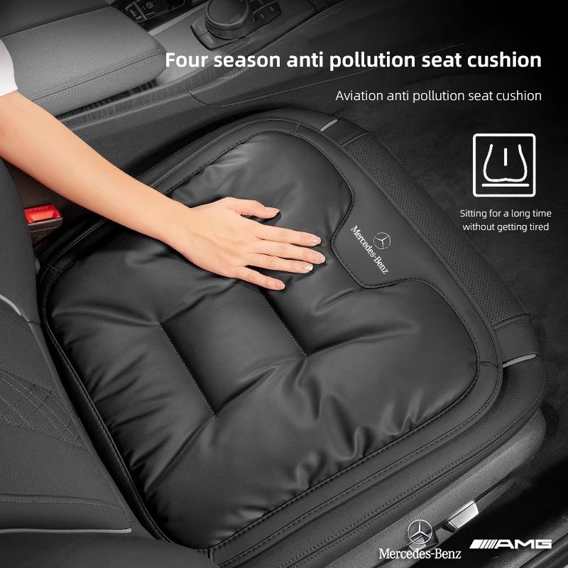 Car Seat Cushion Leather Soft Pad Interior Accessories For Mercedes Benz AMG GLE GLC CLA GLK GLS W206 W204 W205 W211 W203 W210 EK8