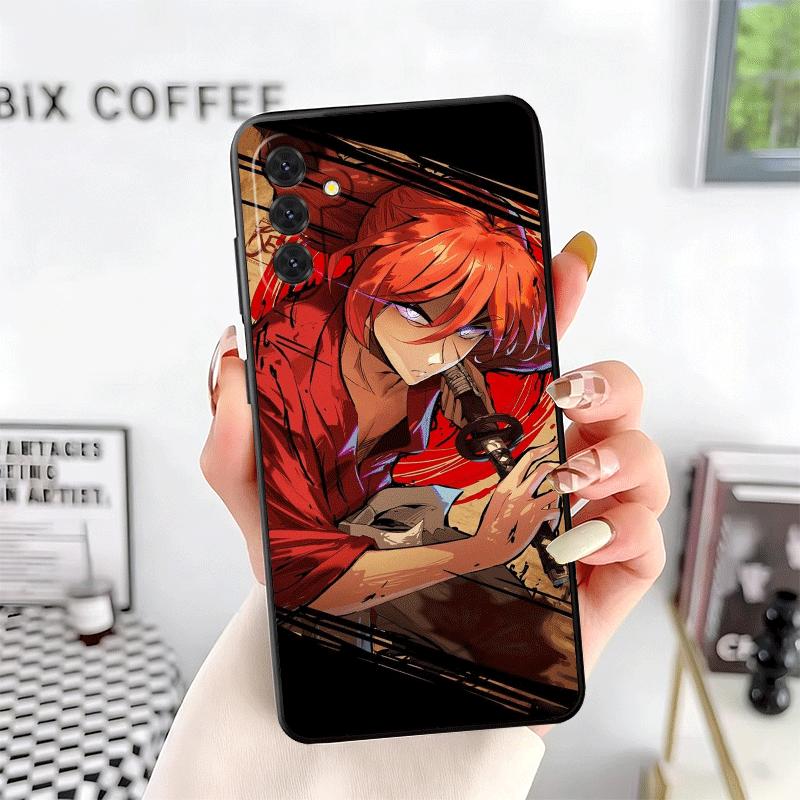 Rurouni Kenshin Anime Soft Phone Case for Samsung A17 A37 A57 A16 A26 A36 A56 A15 A25 A35 A55 A14 A24 A34 A54 A13 A23 A33 A53 A5