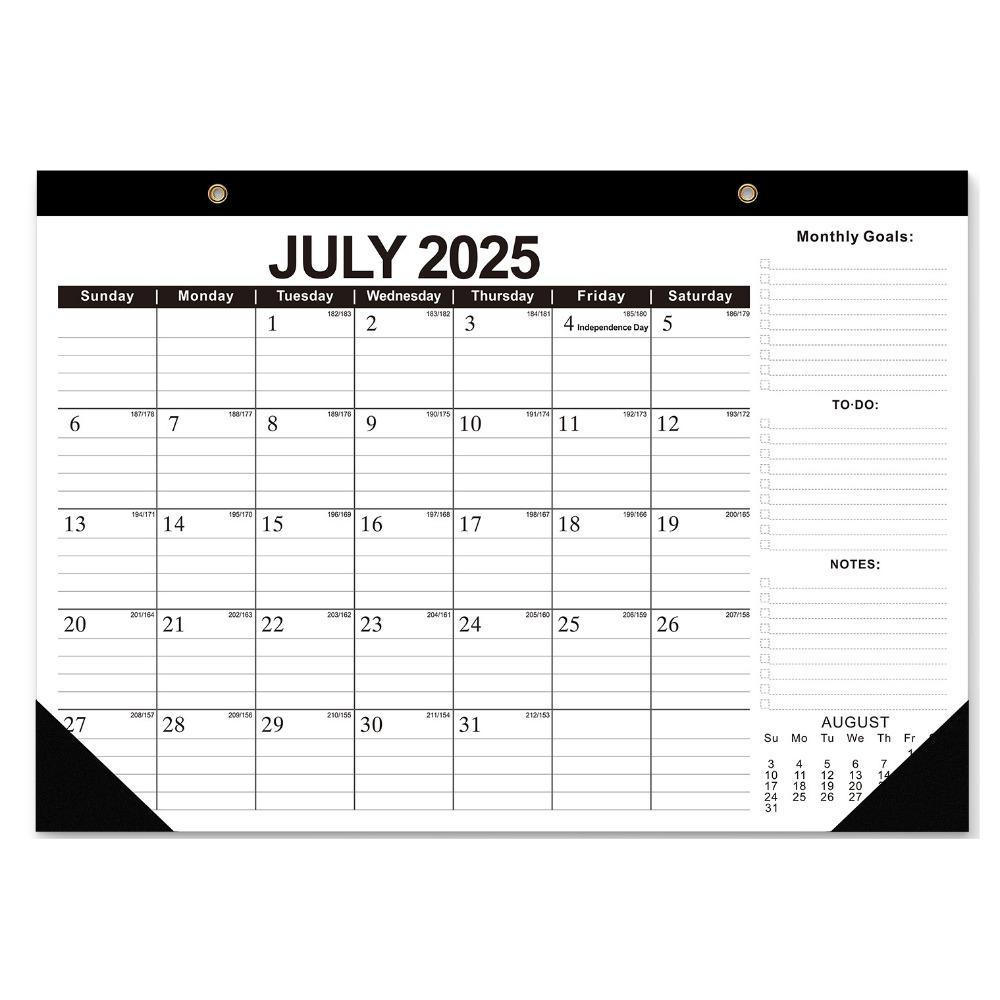 Spacious Hanging Calendar Creative Monthly Planner Calendar 18-Month Calendar  Family Planning