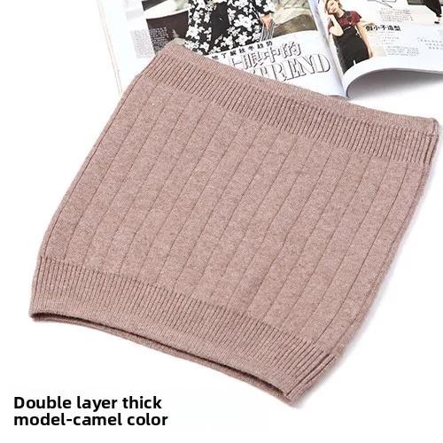 Warm Cashmere Waist Belt for Men Women Winter Lumbar Brace Stomach Protection Comfort Support for Fitness Sport