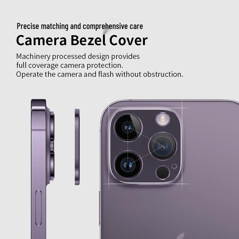 Apple 16 Lens Film iPhone 14 Pro Max Alloy Lens Protector Ring