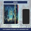 2026 Planner - Planner 2026 Weekly and Monthly from January - December, Calendar Planners with Colorful Tabs, Inner Pocket, 6.4" x 8.5"