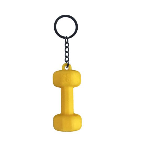 Sports Keychain Pendant Decorative Kettlebell Dumbbell Design Keyring Car Keys Bags Backpacks Accessory