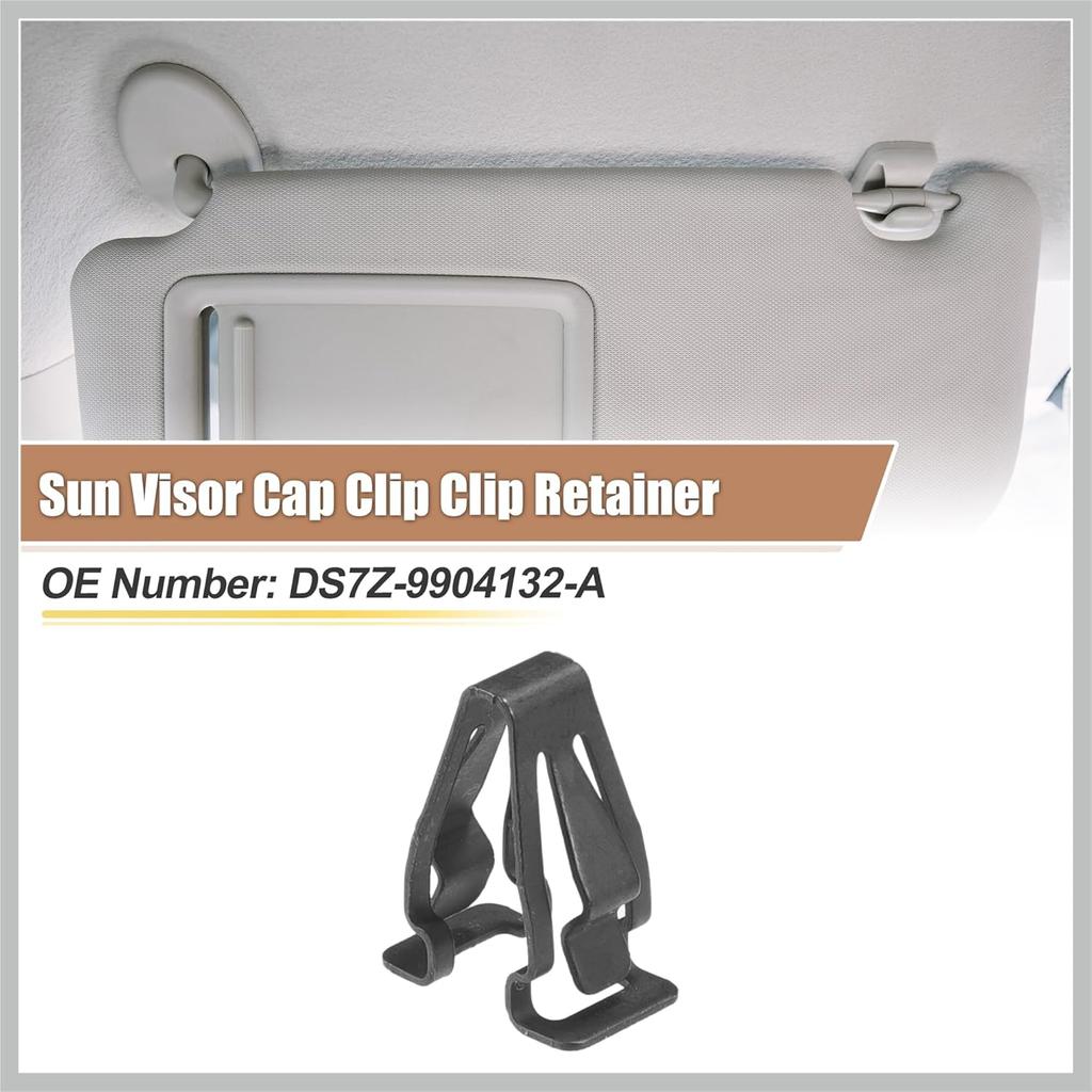Clipe de Fixação do Porta-Óculos Preto de Ferro Retentor de Clipe Nº DS7Z-9904132-A para Ford Transit 2015-2022 para Ford para Mustang 2015-2022 para Ford Edge 2015-2022