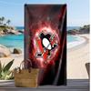 Pittsburgh Penguins Print Beach Towel Soft Portable Quick?dry Towel For Pool Summer Vacation Outdoor Sport