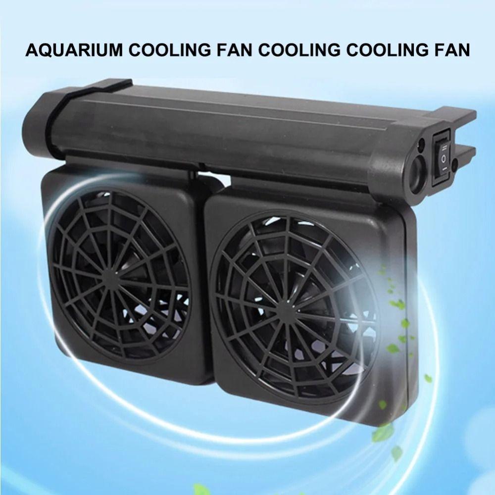 Reduce Water Temperature Aquarium Fan 1/2/3/4 Fan Set Fish Tank Chiller Fish Tank Cooling Fan