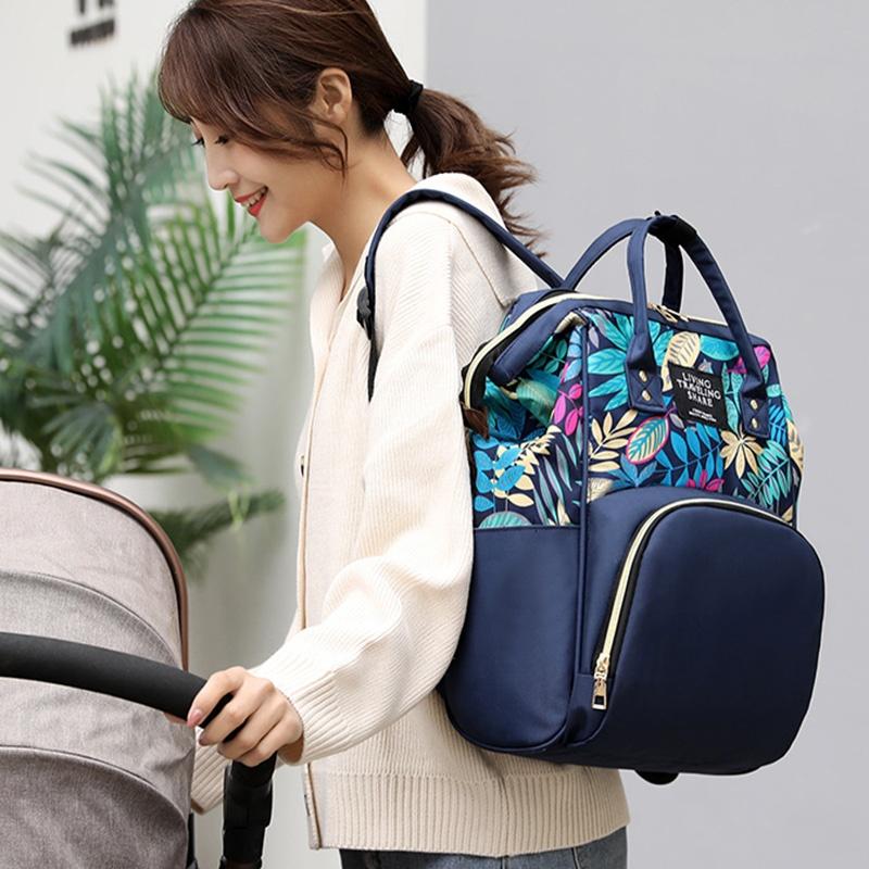 Mummy Bag Mother Diaper Bag Baby Care Milk Large Capacity Mom Backpack Mummy Maternity Wet Bag Waterproof Baby Pregnant Bag Travel Nursing
