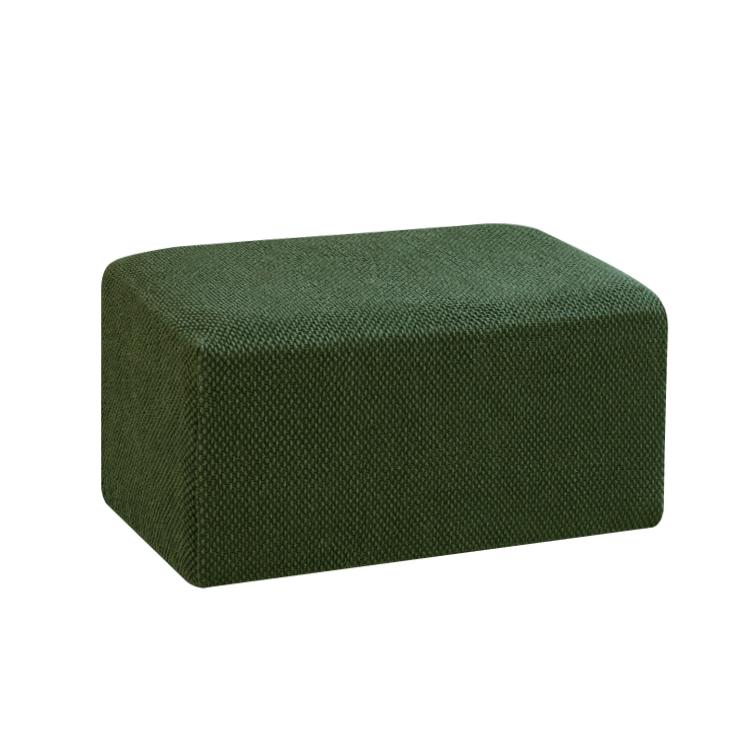 Simple Elastic All-inclusive Sofa Footstool Cover Thickened Chair Covers Ottoman Cover Solid Color Pedal Cover Slipcover