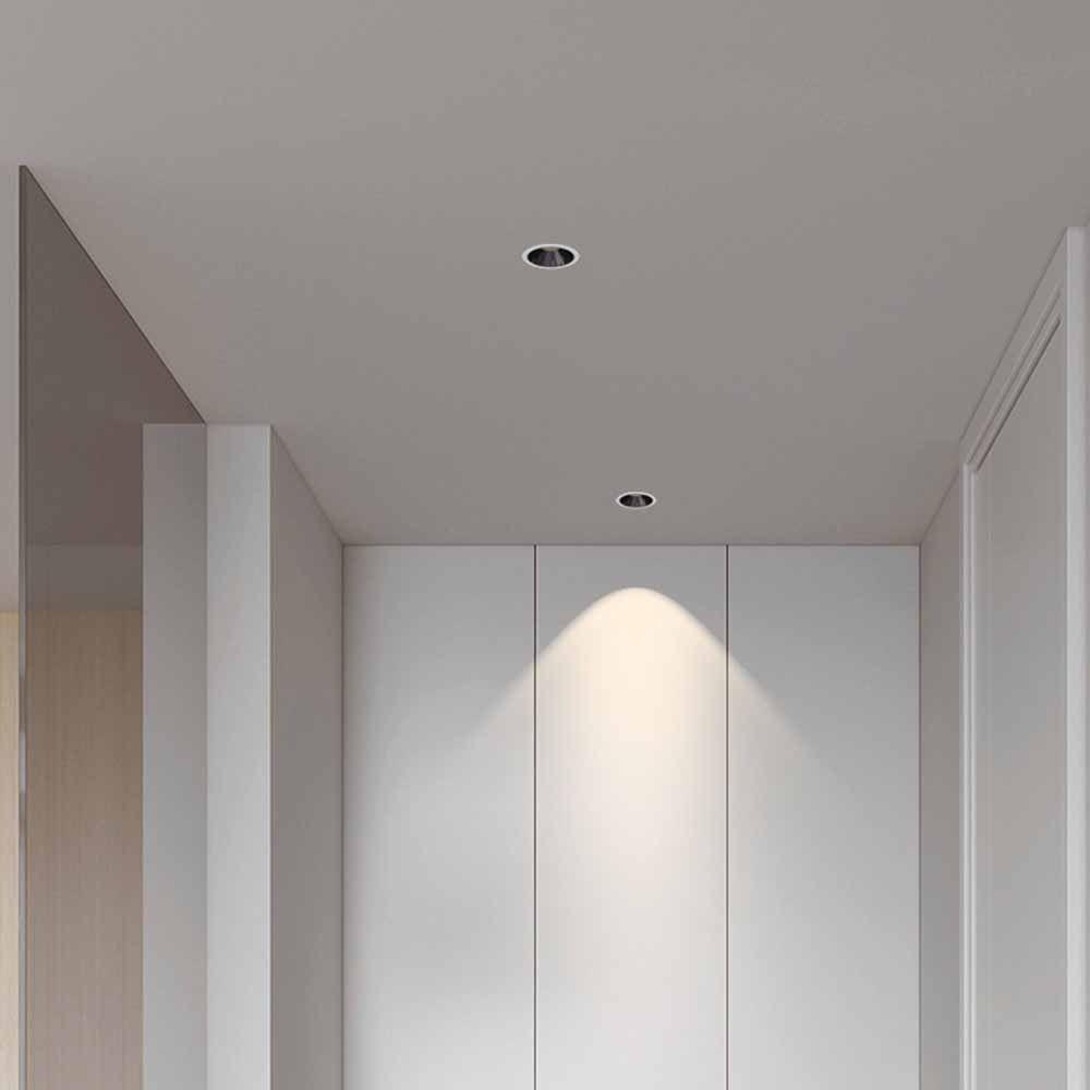 Recessed LED Downlight Round Ceiling Lamp Durable Down Lights  Living Room Lighting