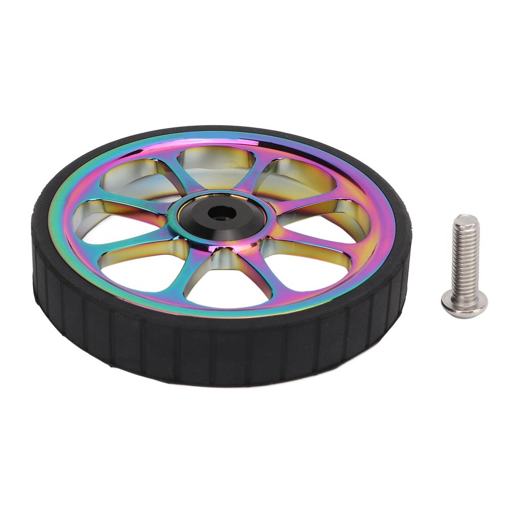 Aluminum Alloy Folding Bike Easy Wheel 82mm Widened Bearing Easy Wheel for Brompton 3sixty Folding Bike Folding Bike Easy Wheel