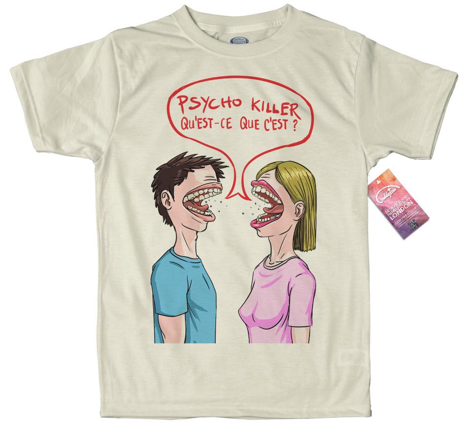 Psycho Killer Tshirt Design Talking Heads