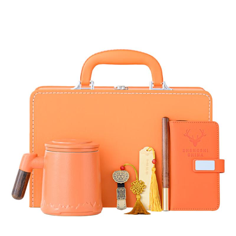 Ceramic Tea Mug and Stationery Gift Set