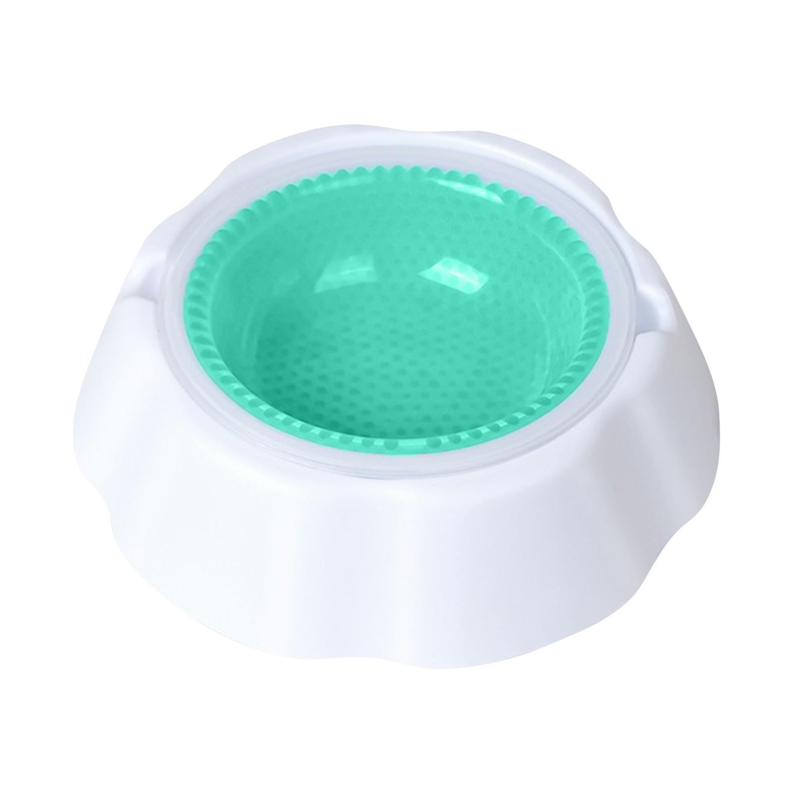 

Теплоотводящая миска для домашних животных, миска для охлаждения домашних животных, миска для холодной воды для собак, летняя миска для домашних животных One Size зелёный