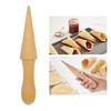 Eco-Freindly Natural Beech Wood Pizzelle Cone Roller Easy to Operate Housewares