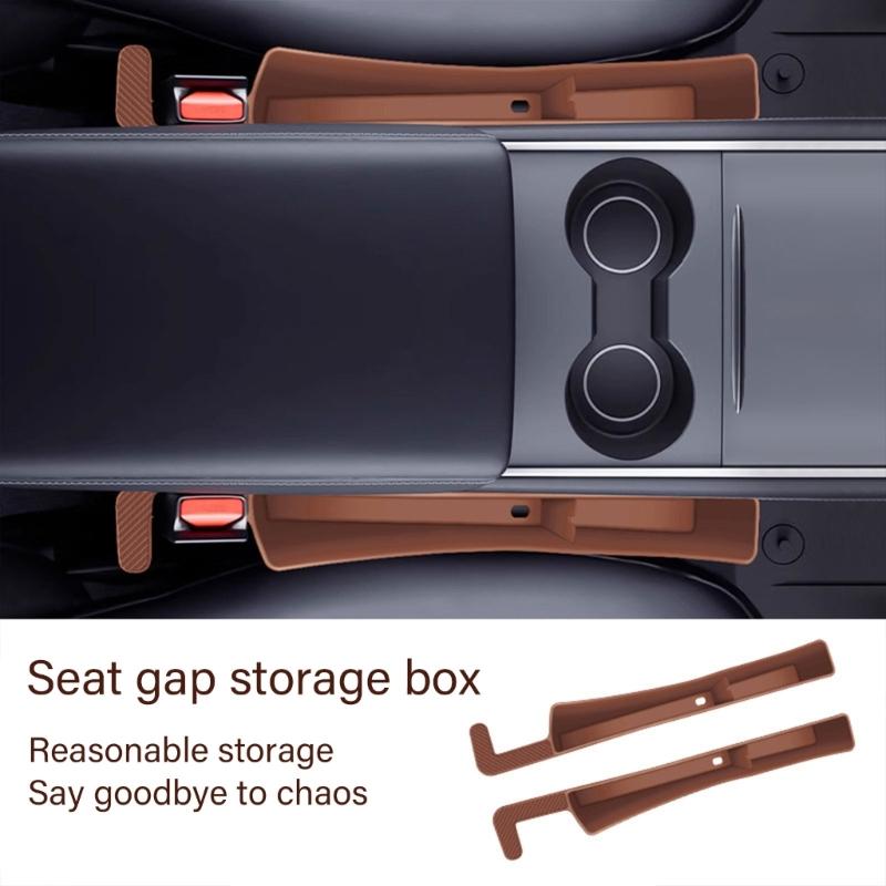 Convenient Car Seats Side Storage Box Vehicle Storage Solution Auto Consoles Side Box Upgades for a Clutter Frees Ride