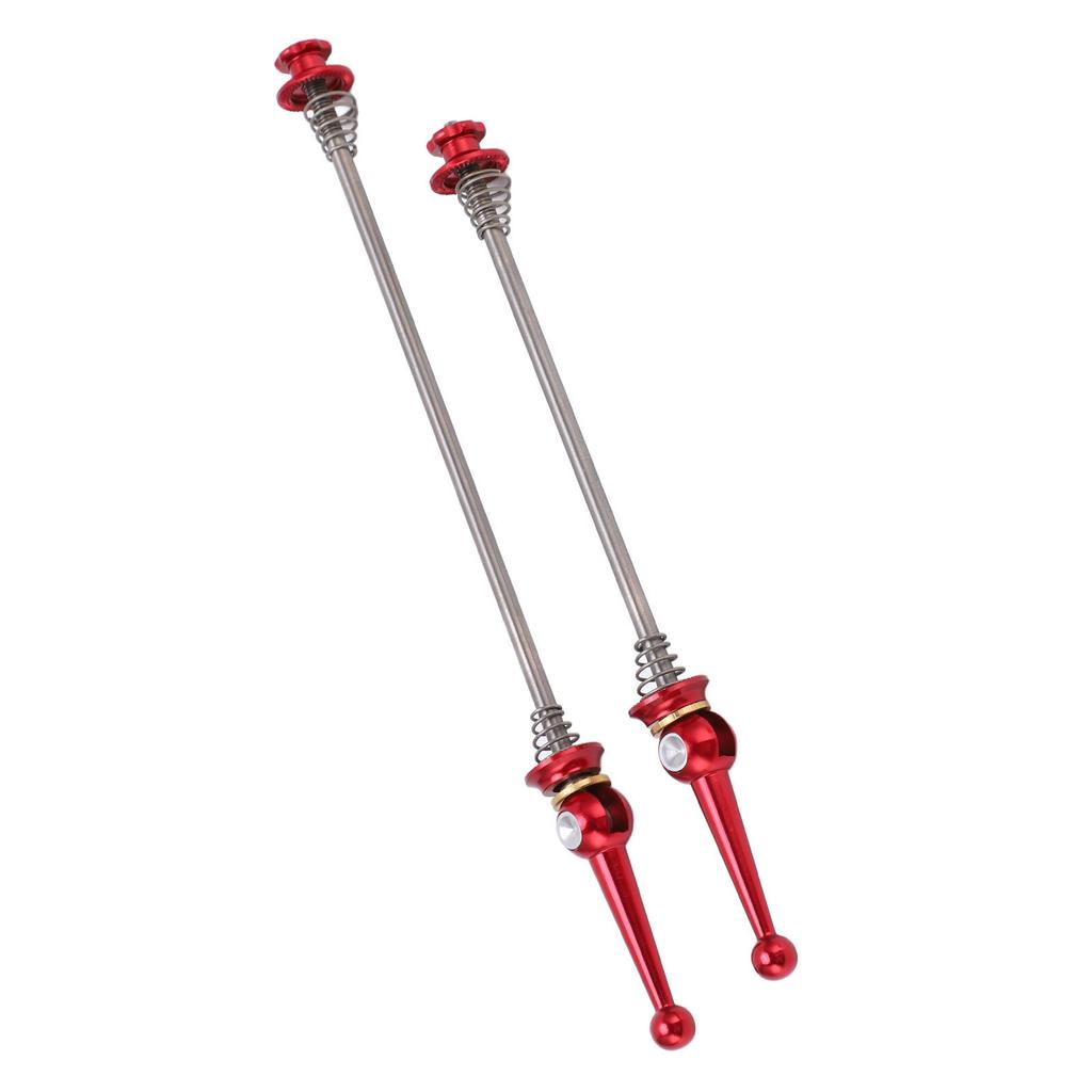 1 Pair   Hub Quick Release Poles Bike Front Rear   Alloy Axle Skewer Lever