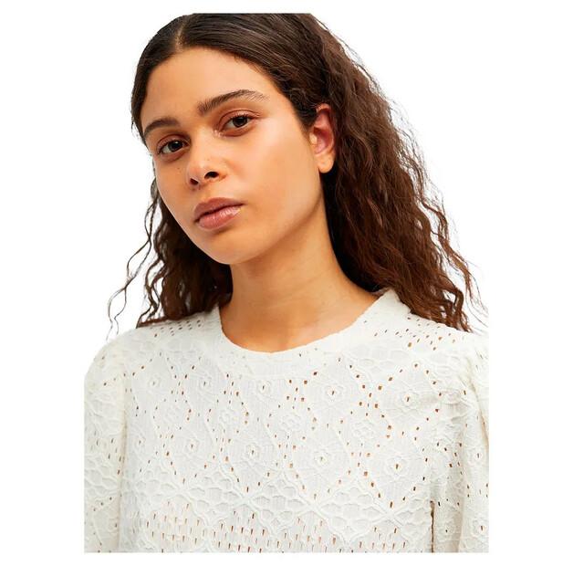 Object Feodora Short Bluse mit Ärmeln