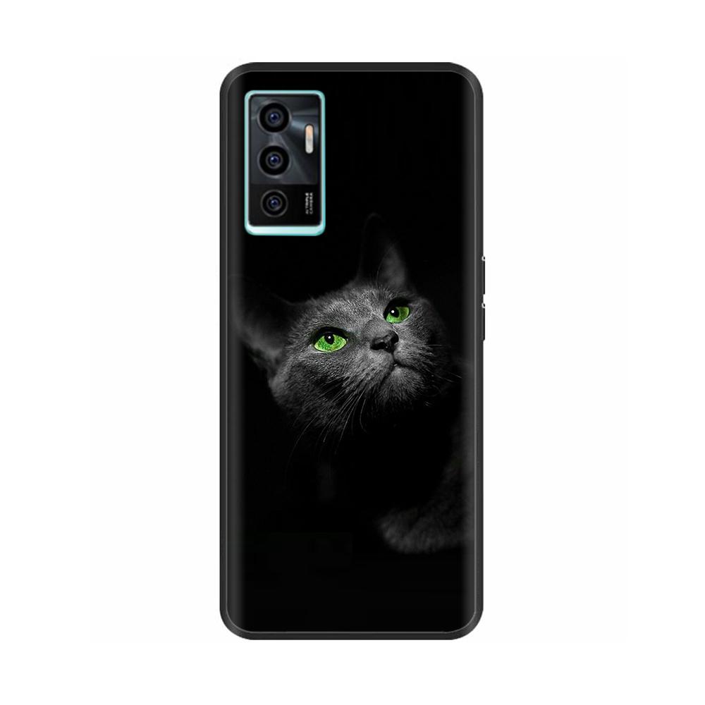 For vivo V23e Case Soft Silicone Cover Back Case for vivo V23e 5G Silicon Phone Case V2126 v 23e vivoV23e Bumper Coque Fundas