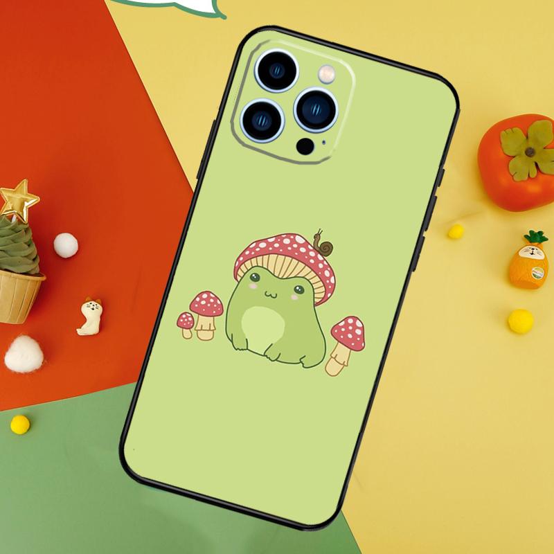 Frog Skateboard Cute Kawaii Phone Case For iPhone 17 Pro Max 16 15 14 13 12 11 Pro Max Plus 12 13 Mini 16e 17 Air Cover