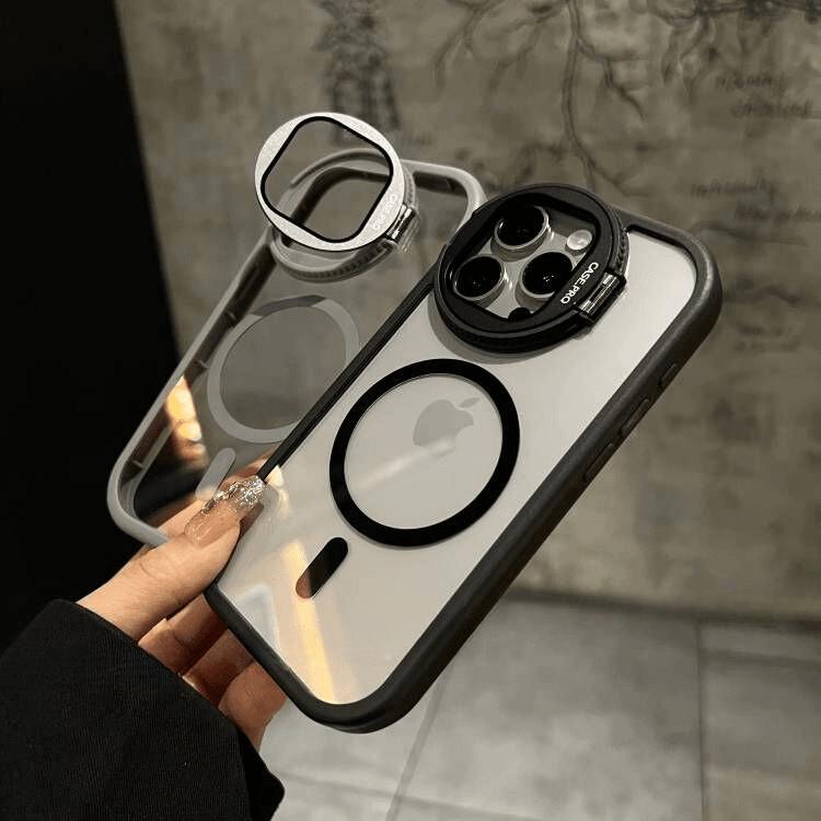 The Goggle Holder Is Suitable for Apple 15promax Mobile Phone Case, Transparent Creative and Fashionable IPhone14/13/12 Simple.
