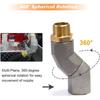 Fuel Hose Swivel 3/4-inch NPT 360 Rotating Connector For Fuel Transfer Hose Swivel Zinc Alloy Fuel Hose Swivel Fitting Adapter
