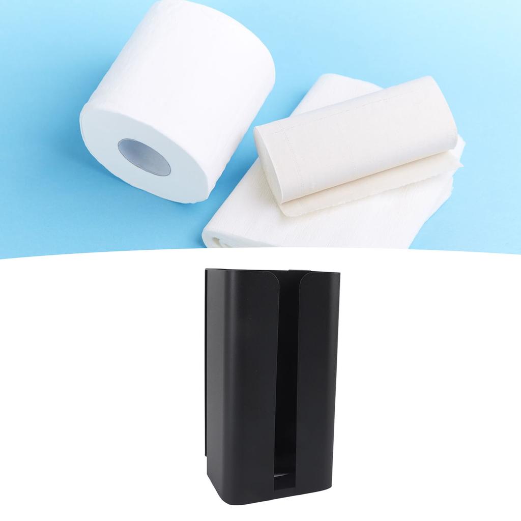 Portasciugamani da Parete Dispenser di Fazzoletti in Acciaio al Carbonio sy Risparmio di Spazio Scatola per Carta Igienica per Bagno Cucina