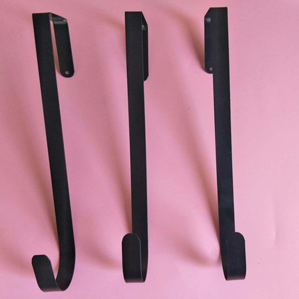 Wreath Hanger Hook Metal Door Hook Hangers Coat Bag Organization for Handbag Belt Necktie Organizer