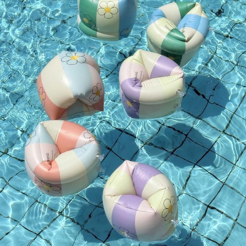 Swimming Arm Rings Inflatable Pool Float Sleeve Floatation Water Play Equipment for Kid Learning To Swim