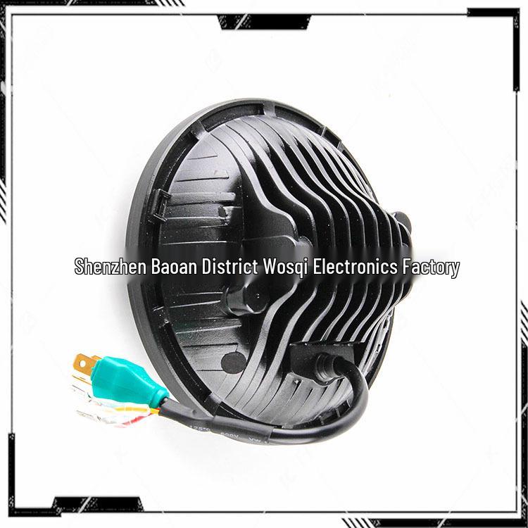 7-inch 90W LED Headlight with White/Yellow DRL for Harley & Wrangler