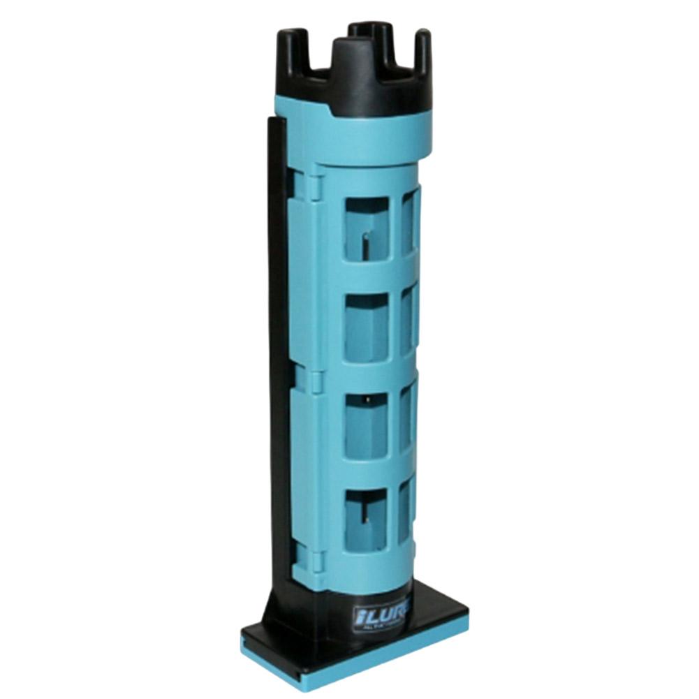 

Fishing Box Pole Bracket Detachable Fishing Box Rod Display Bracket Adjustable Portable Durable Snap Design for Angler Supplies светло-синий