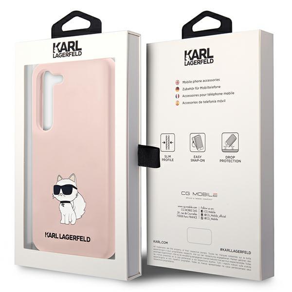 Karl Lagerfeld Klhcs23Msnchbcp S23+ S916 Hardcase Różowy/Pink Silicone Choupette