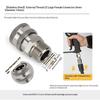 M22 14mm/15mm Pressure Washer Swivel Fitting - 360° Kink Free Anti-Twist 5000PSI To Hose Male Thread