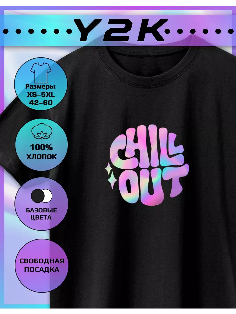 Y2K Retro Printed T-shirt L