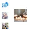 Faszinierende 20 LED bunte Baumwollkugel Lichterketten für Weihnachten und Hochzeiten