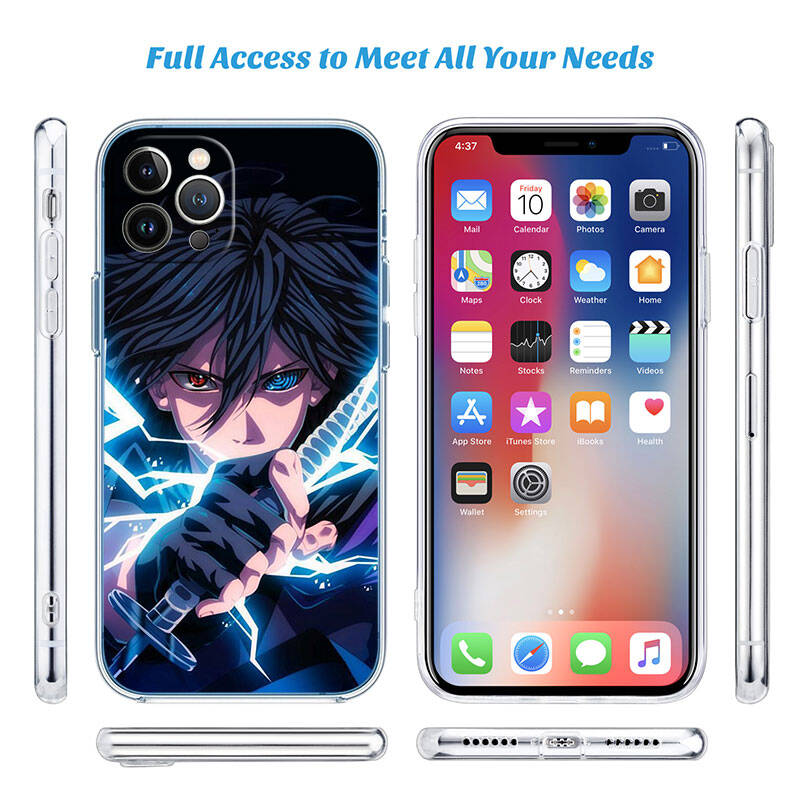 MH105 Naruto Uchiha Sasuke Case for Motorola E7 G6 G7 G8 G9 Plus Power Play G10 G20 G04 E30 E40 E22 E20 E13 E15 G22 G23 G05 G75 G35 G55