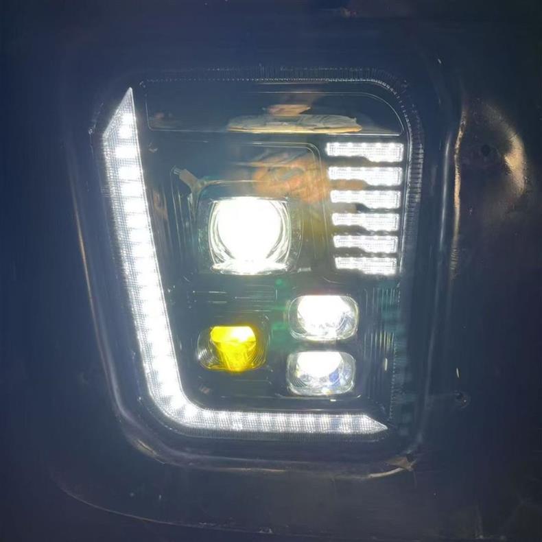 SAIC Hongyan JieShi LED Super Bright Headlight Assembly for King Kong M500 C100 C500 Multi-Projector