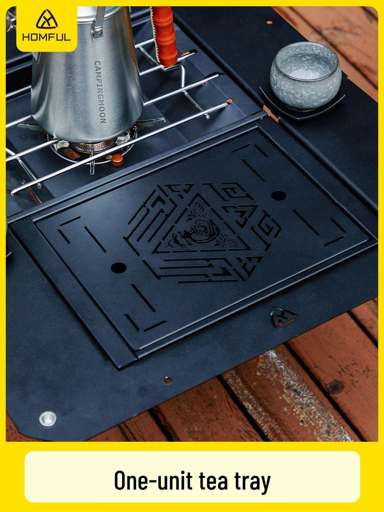 Hao Feng Portable Outdoor Camping Tea Tray - Multifunctional and Lightweight