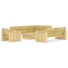 Day and Night - Day and Night Garden Furniture Set 4 Pieces Impregnated Pine Wood